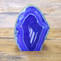 Agate Lamp 5-7" with bulb and cord (Blue, Pink, Natural, Purple) - Stunning Home Décor-Lamps-Angelic Healing Crystals Wholesale