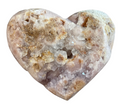 Pink (Rose) Amethyst Polished Heart various sizes - 2.5" to 8"-Specimen-Angelic Healing Crystals Wholesale