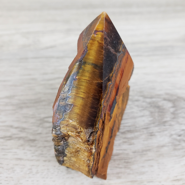 Tigers Eye Polished Tip 2 to 5"-Pillars-Angelic Healing Crystals Wholesale